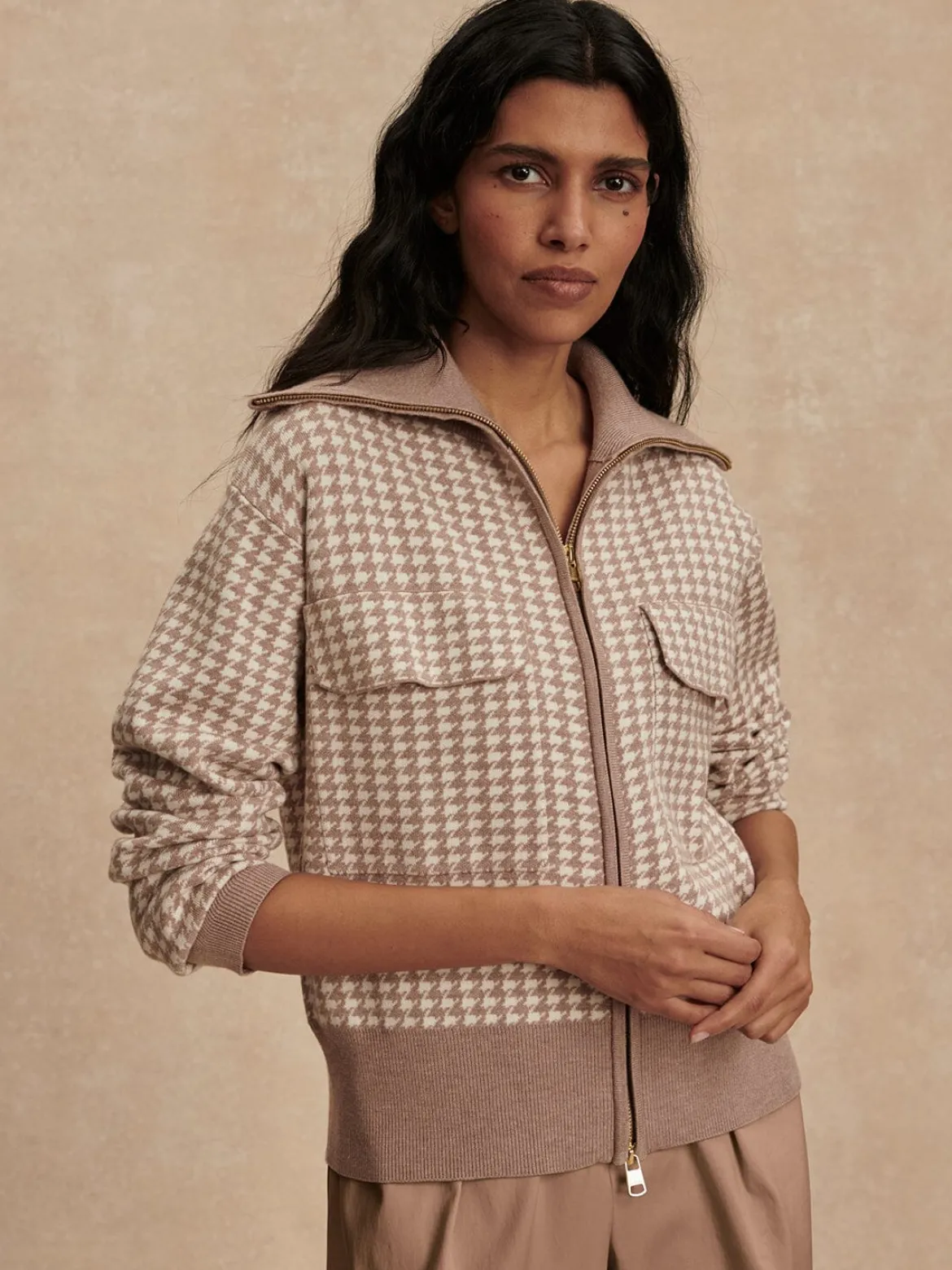 Ablett Jacquard Knit Jacket