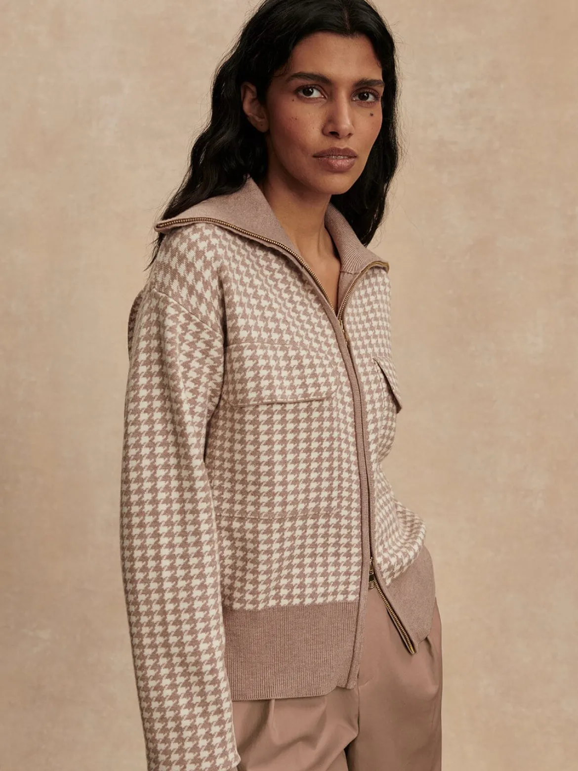 Ablett Jacquard Knit Jacket
