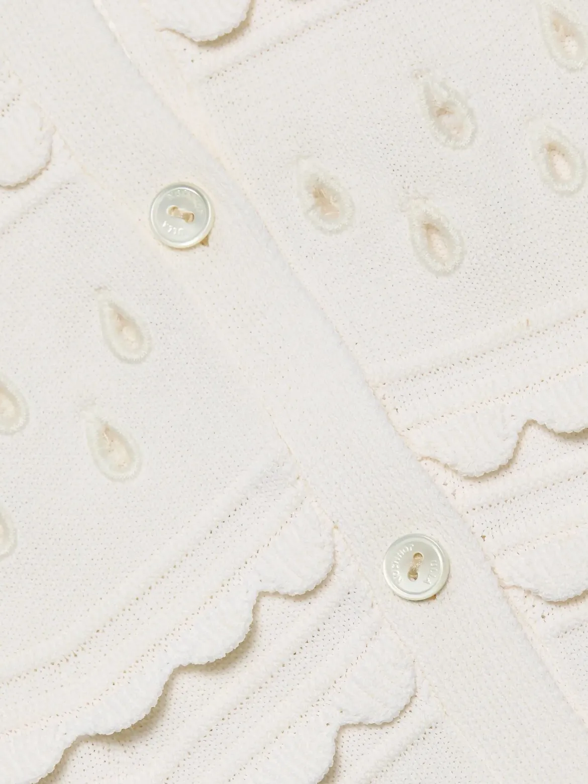 Abriana Eyelet Knit Cardigan