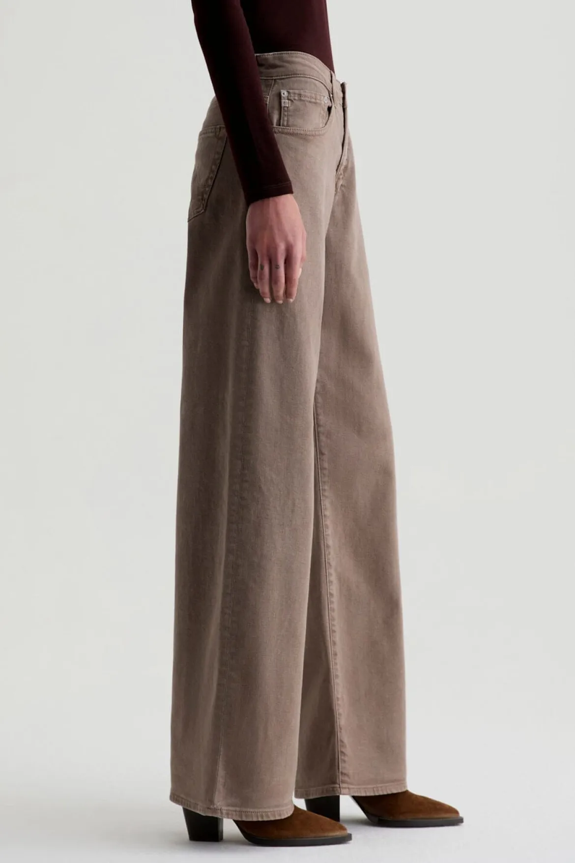 Adria Lowrise Wide Leg Jeans