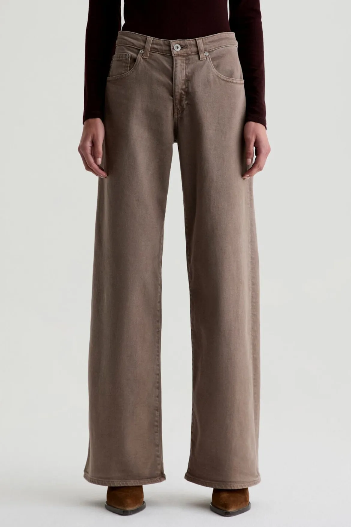 Adria Lowrise Wide Leg Jeans