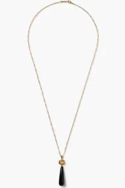 Agate Teardrop Necklace