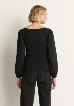 Aidan Smocked Blouse