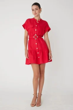 Albany Linen Dress