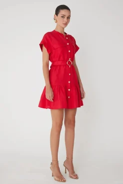 Albany Linen Dress