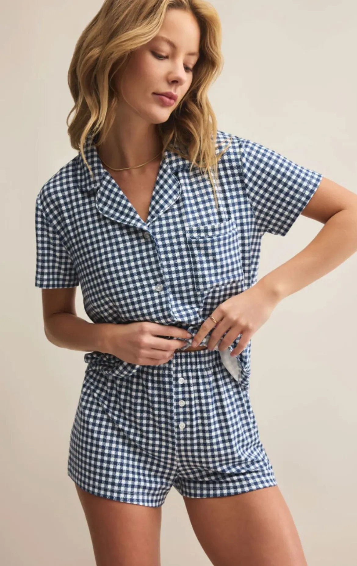 Amy Gingham Top