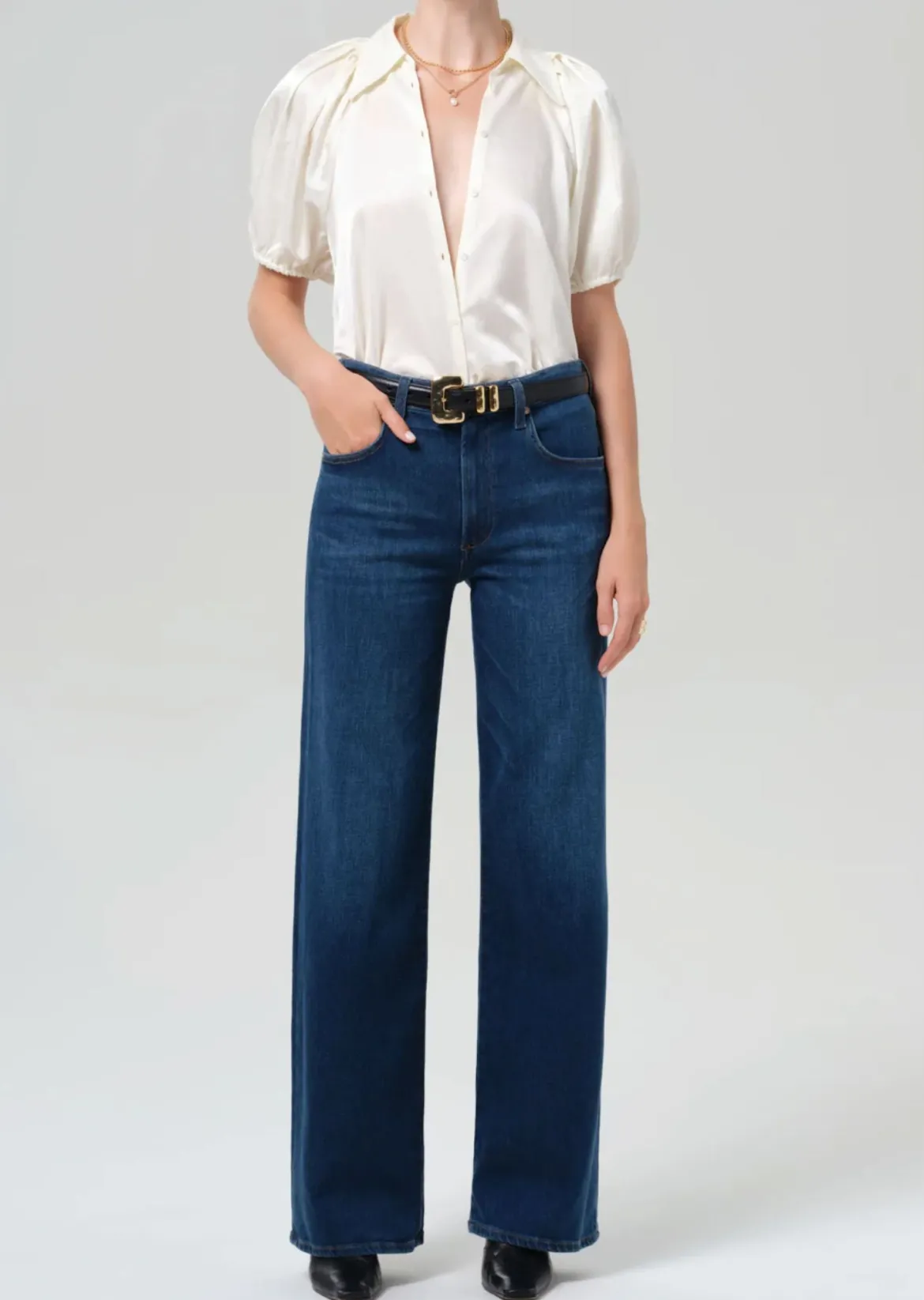 Annina 33" Jeans in Pierre