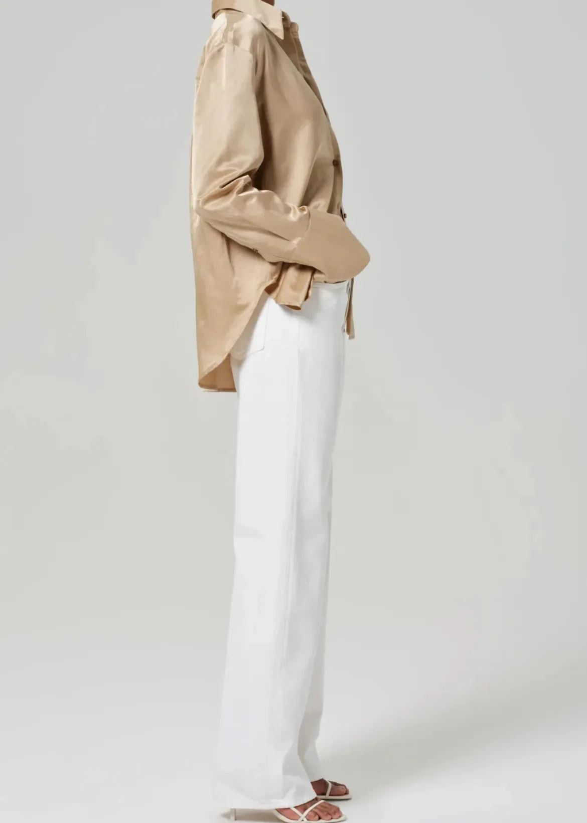 Annina 30" Jeans in Soft White