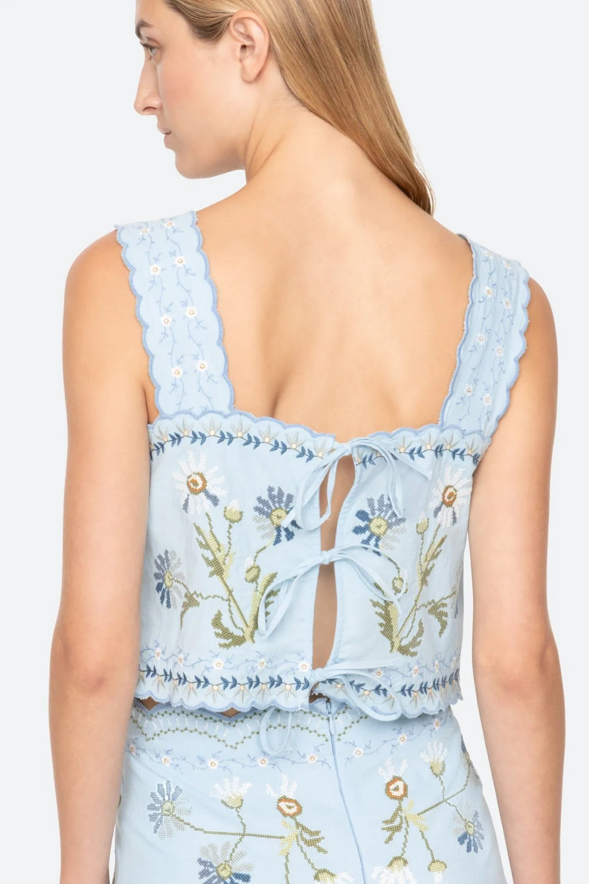 Audra Embroidery Top