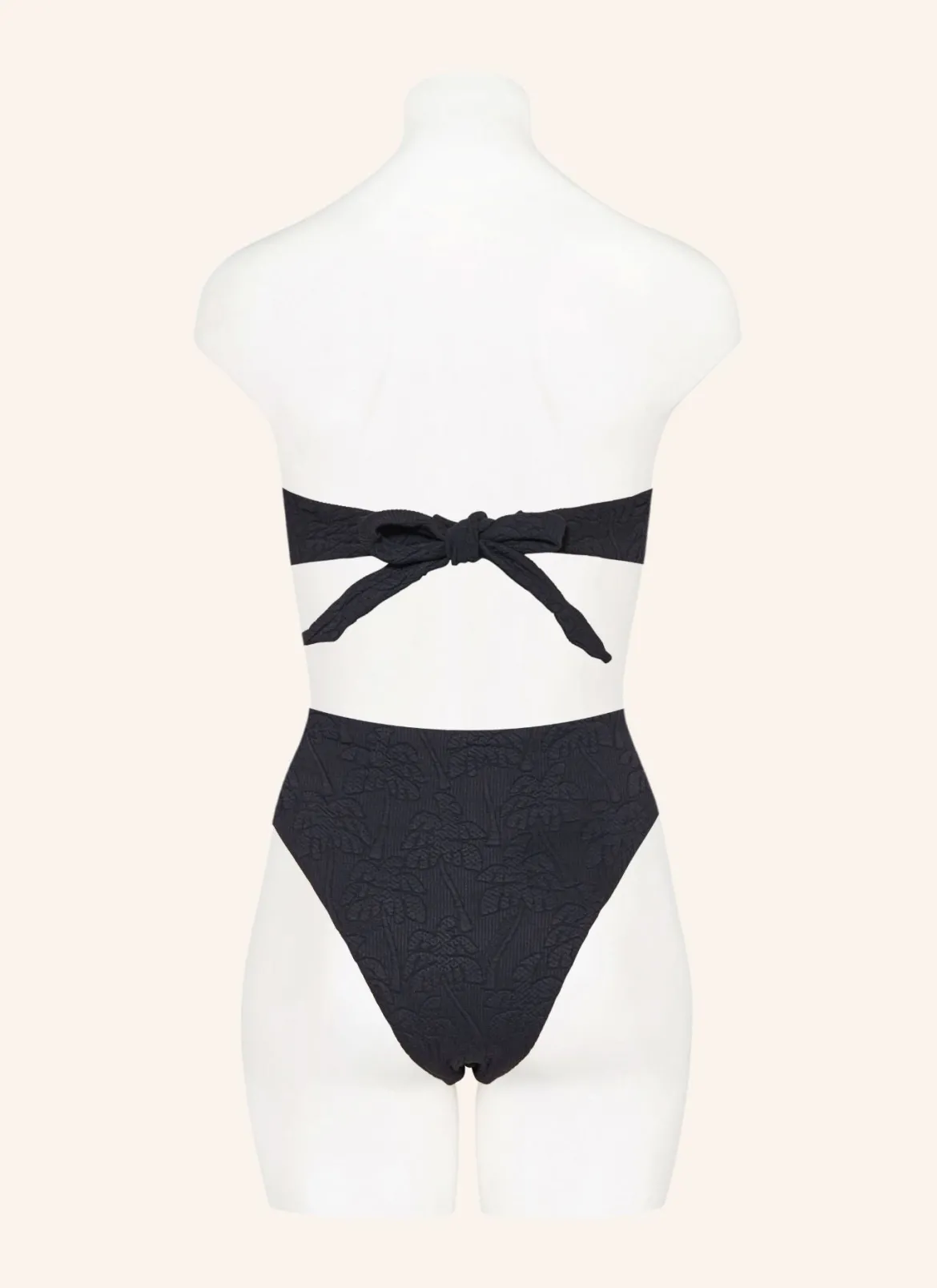 Black Palm Trees Bikini Bottom