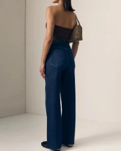 Column High Rise Jeans
