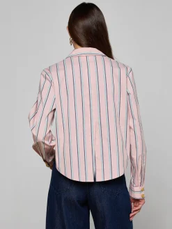 Cosette Crop Hi Low Shirt