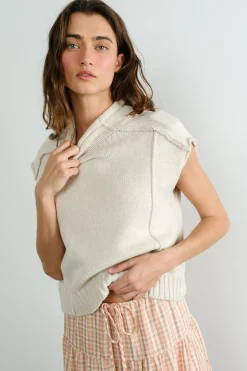 Emmie Mock Neck Vest