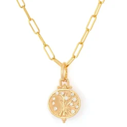 Engraved Tree Of Life Pendant