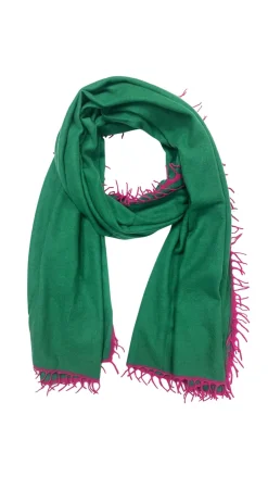 Felted Colorblock Scarf