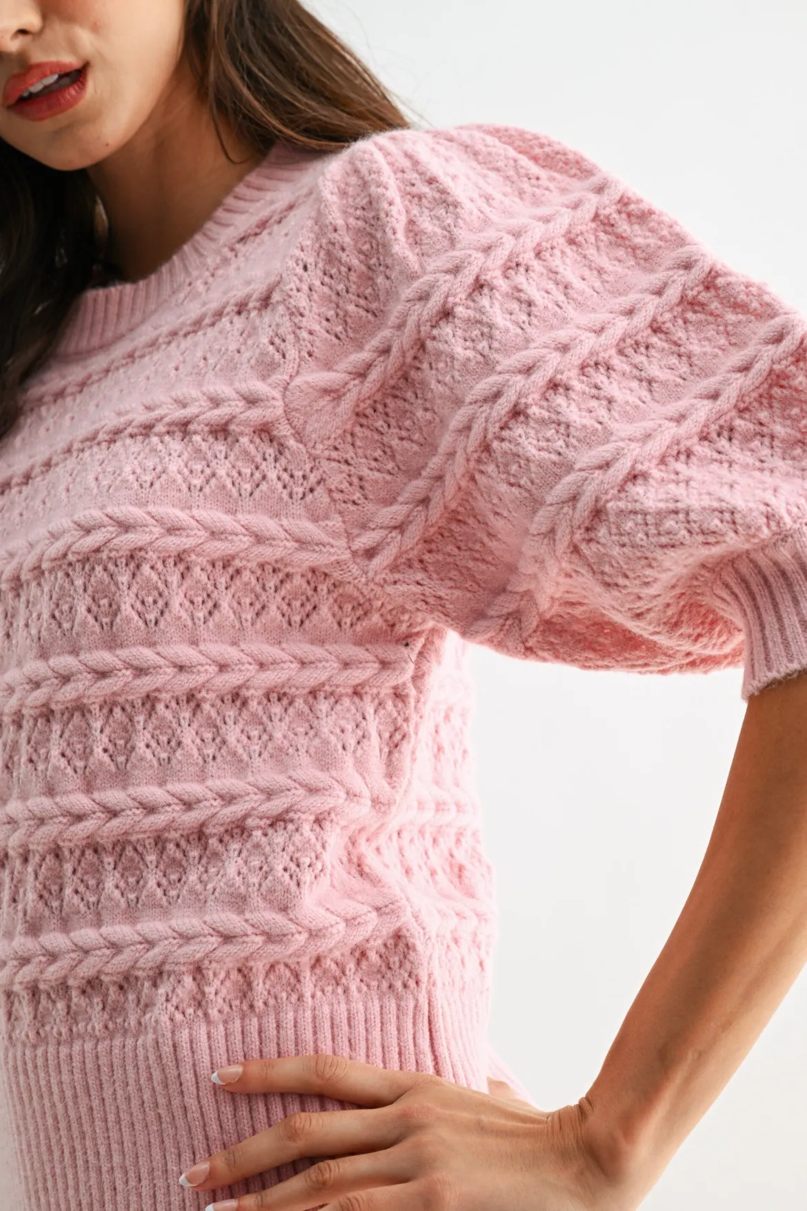 Kaelia Short Sleeve Sweater