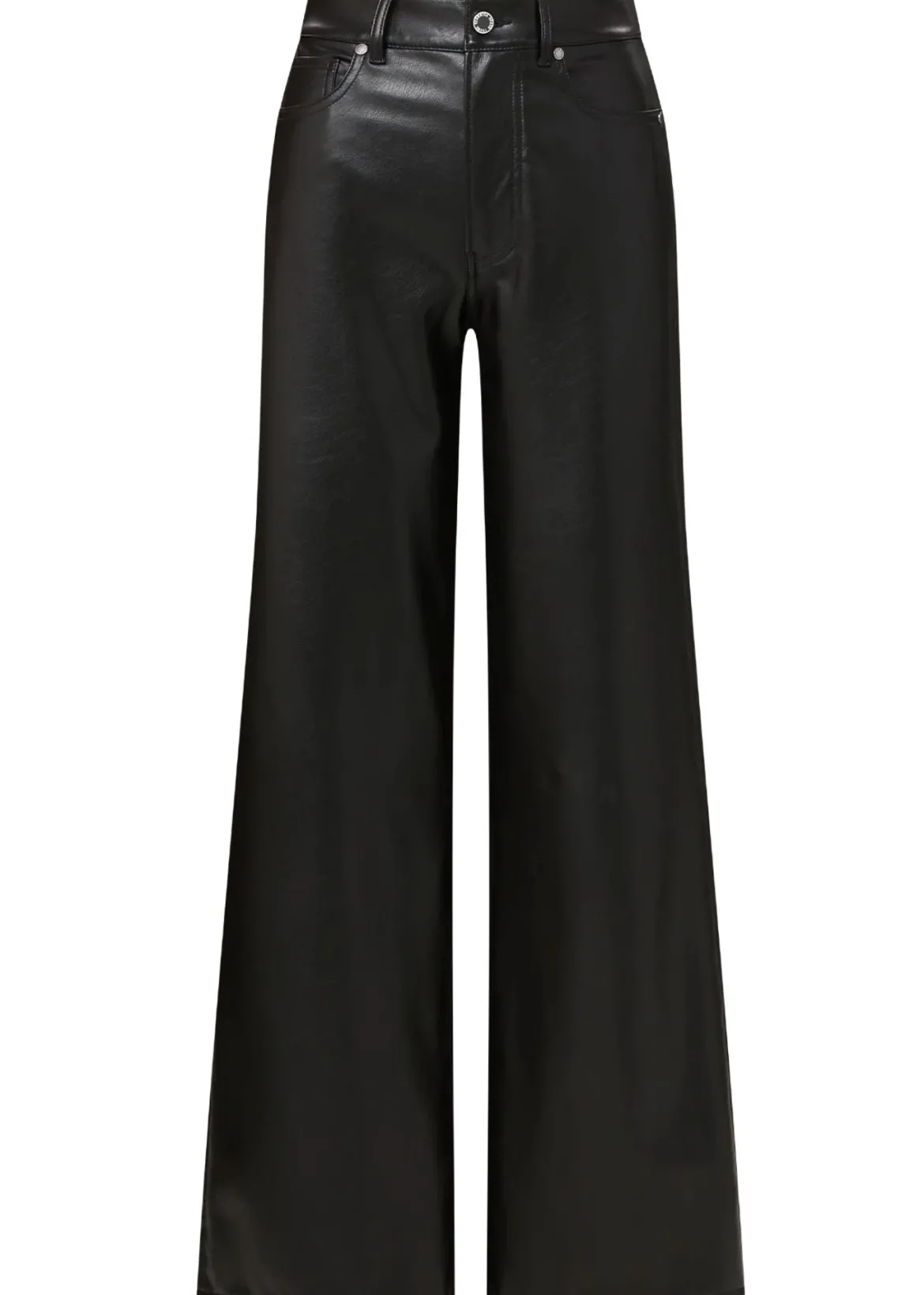 Kasey Mid Wide Leg Vegan Leather