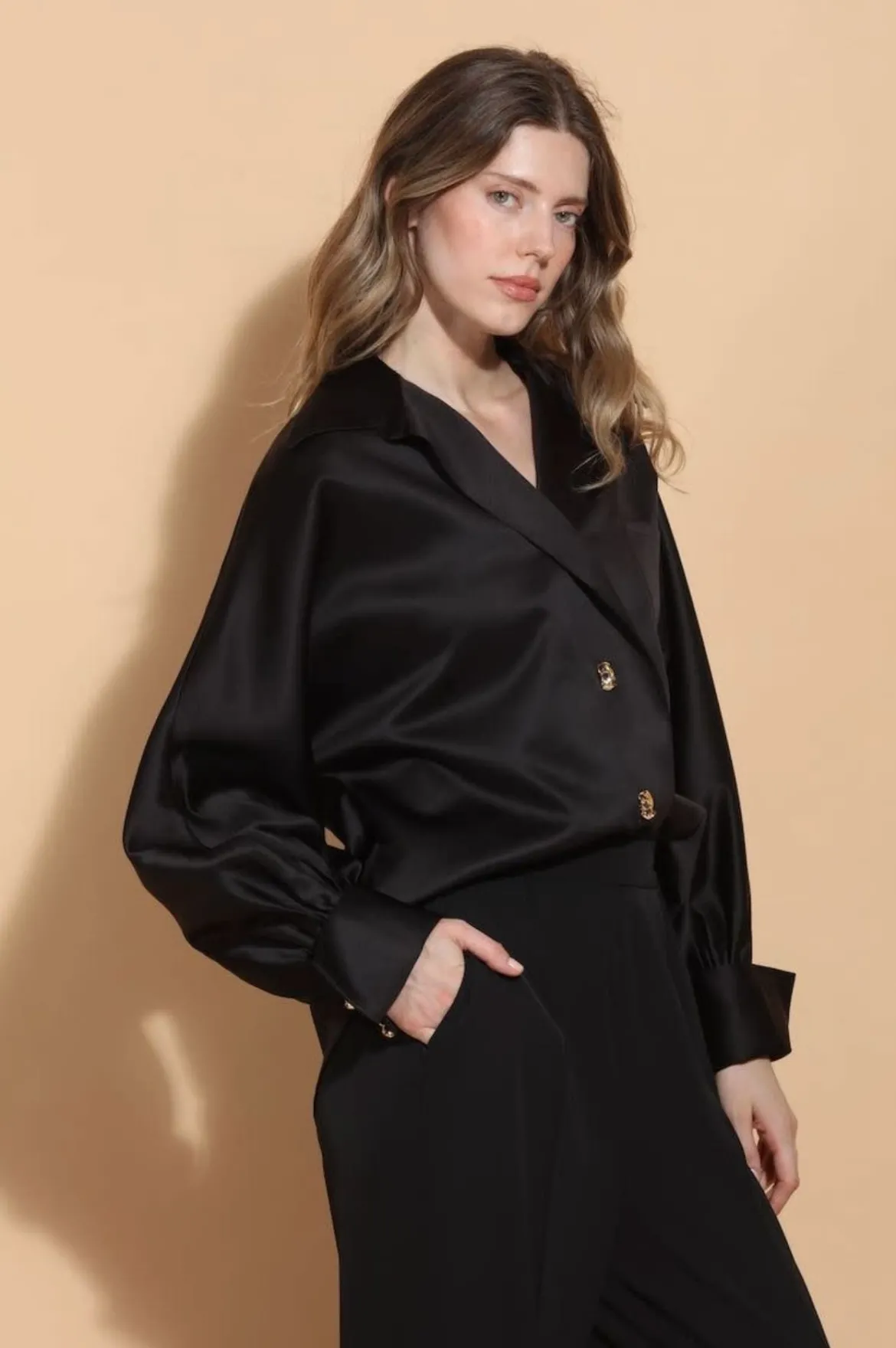 Kimberly Satin Blouse