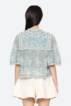 Kirsten Print Short Sleeve Top