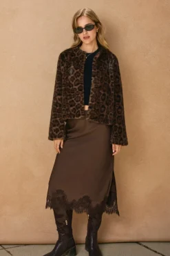 Lea Lace Hem Skirt