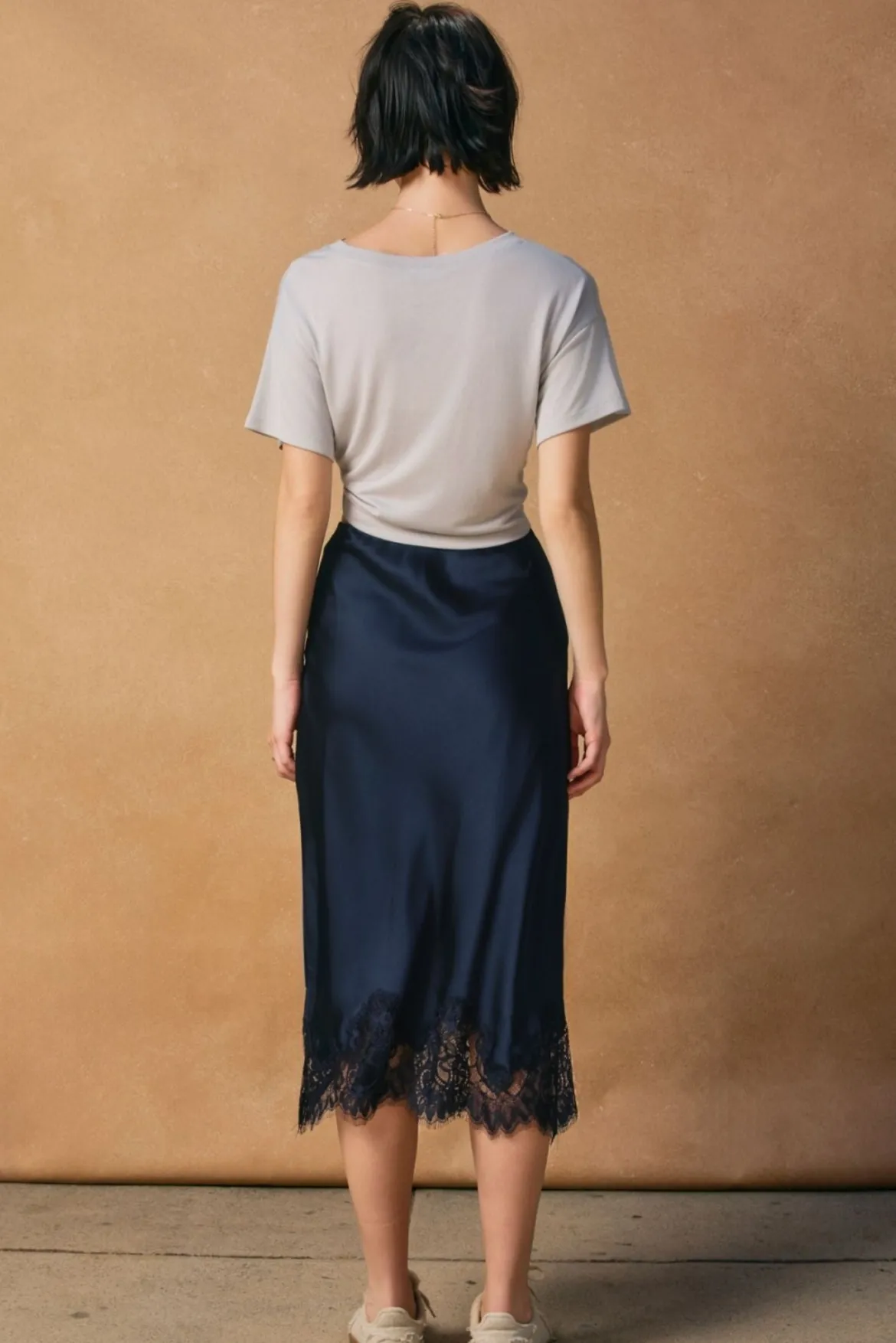 Lea Lace Hem Skirt