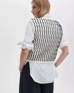 Leslie Stripe Vest
