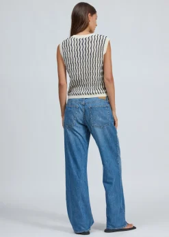 Leslie Stripe Vest