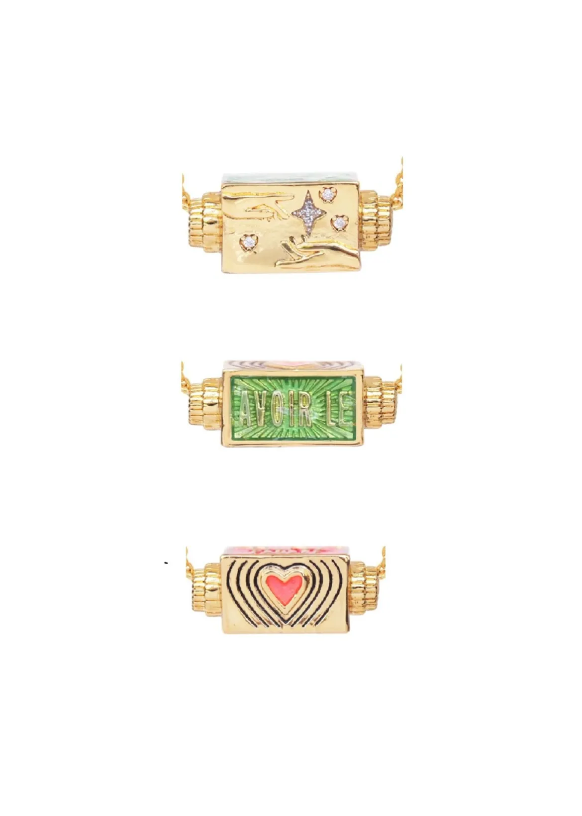 Love At First Sight Spinner Necklace