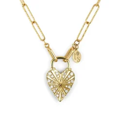 Love Explosion Lock Pendant