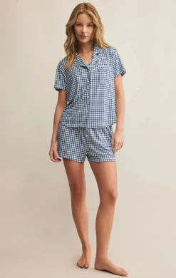 Maddie Gingham Short