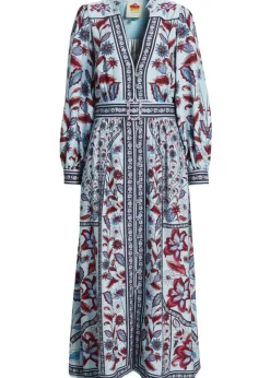 Marcelle Soft Blue Maxi Dress