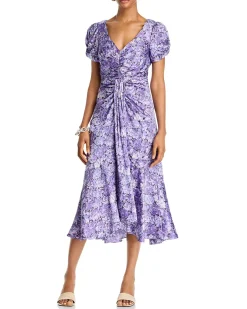 Painted Hydrangea Walker Dress