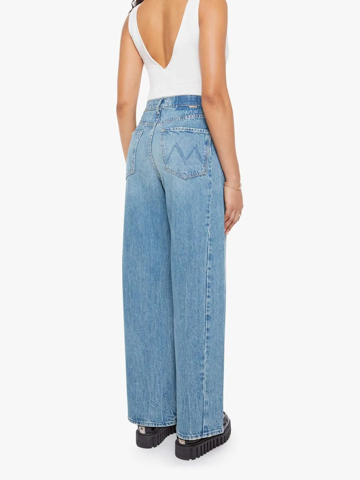 PETITES The Lil' Pipe Dream Button Sneak Jeans