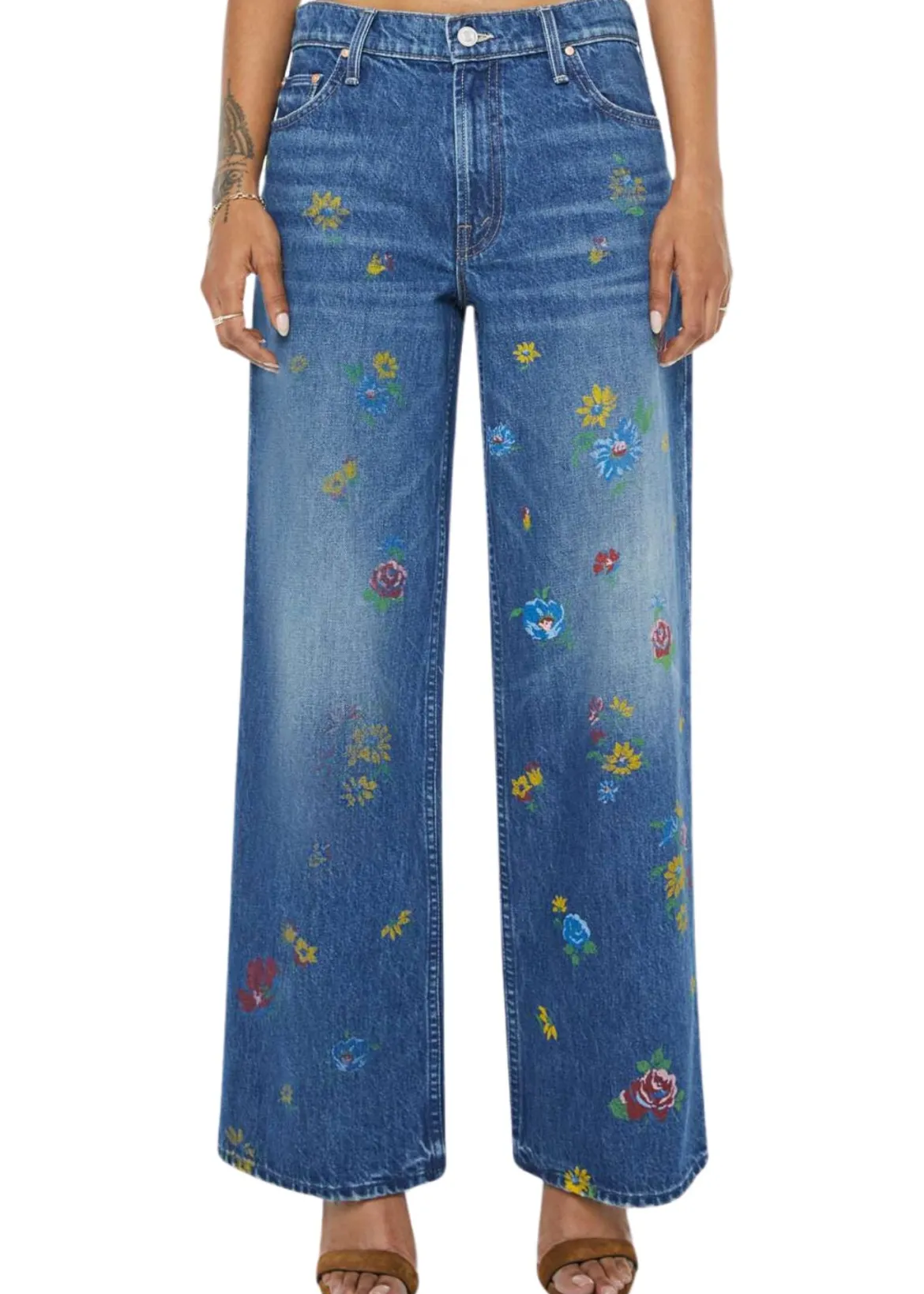 PETITES The Lil' Rerun Zip Sneak Jeans
