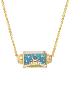 Rise And Shine Spinner Necklace