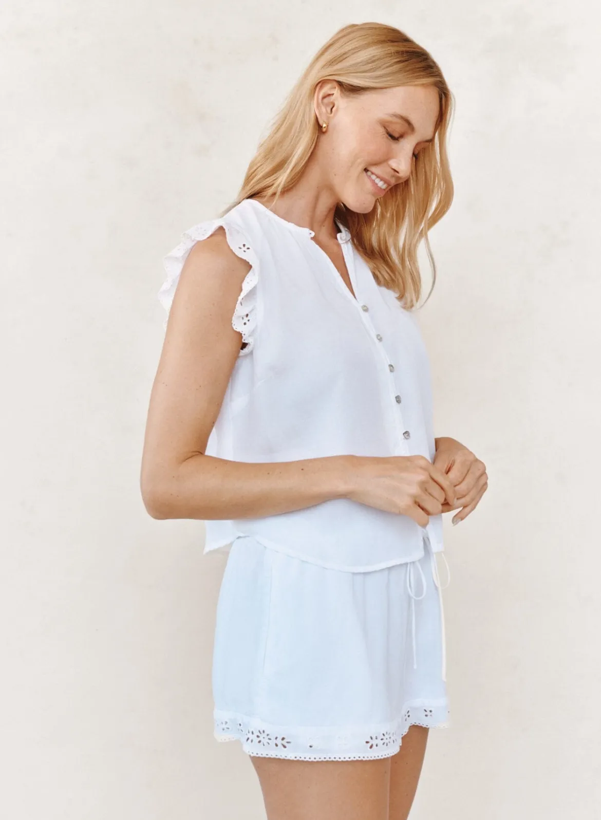 Ruffle Sleeve Top