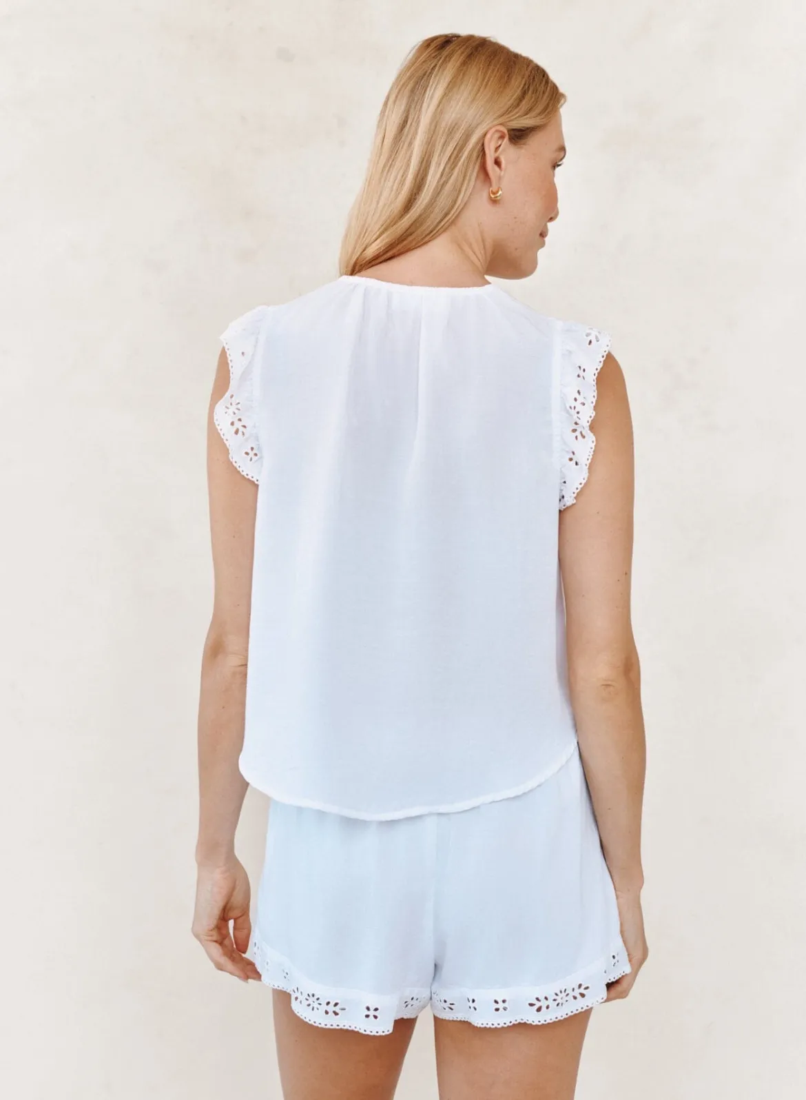 Ruffle Sleeve Top