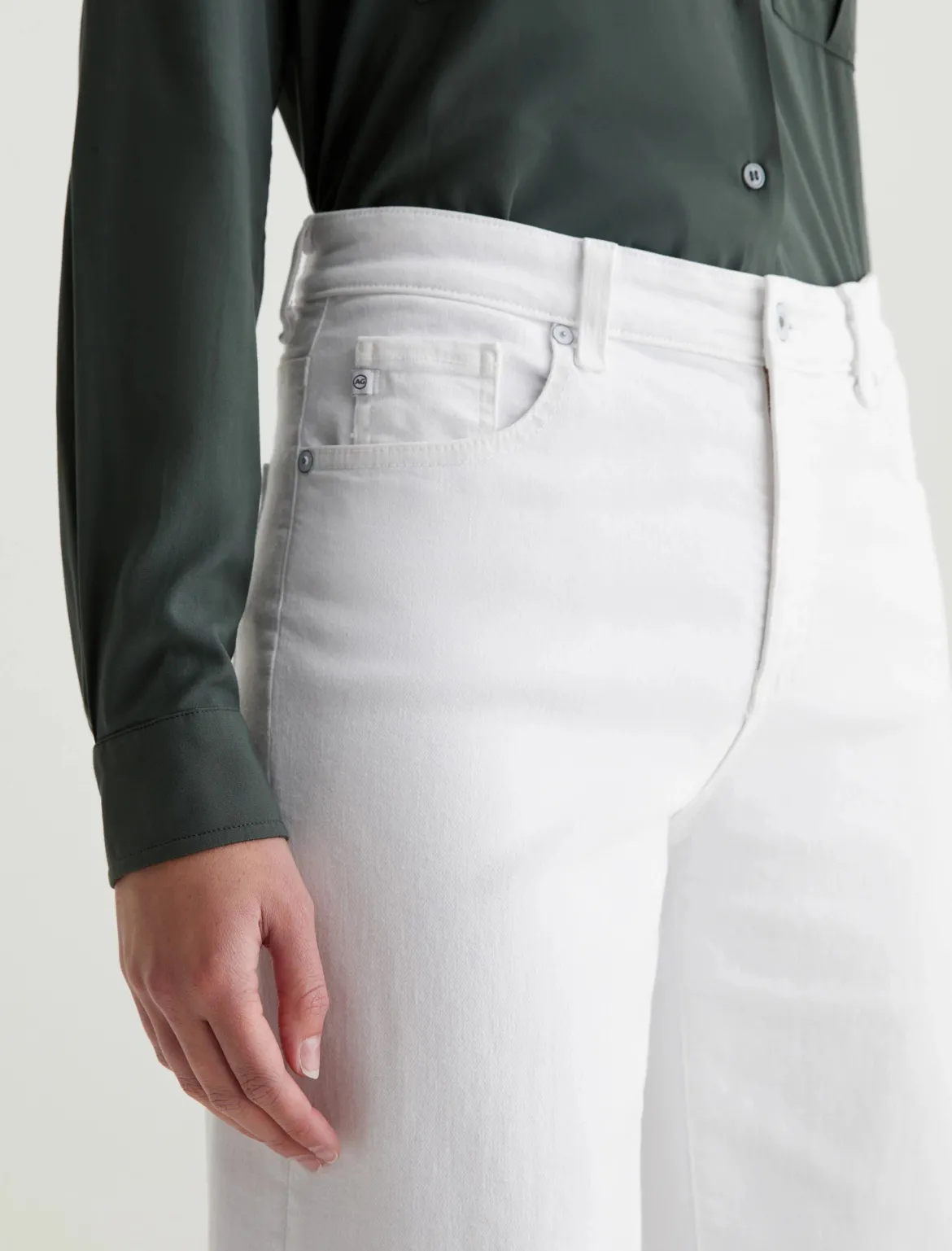 Saige Wide Leg Crop Jeans