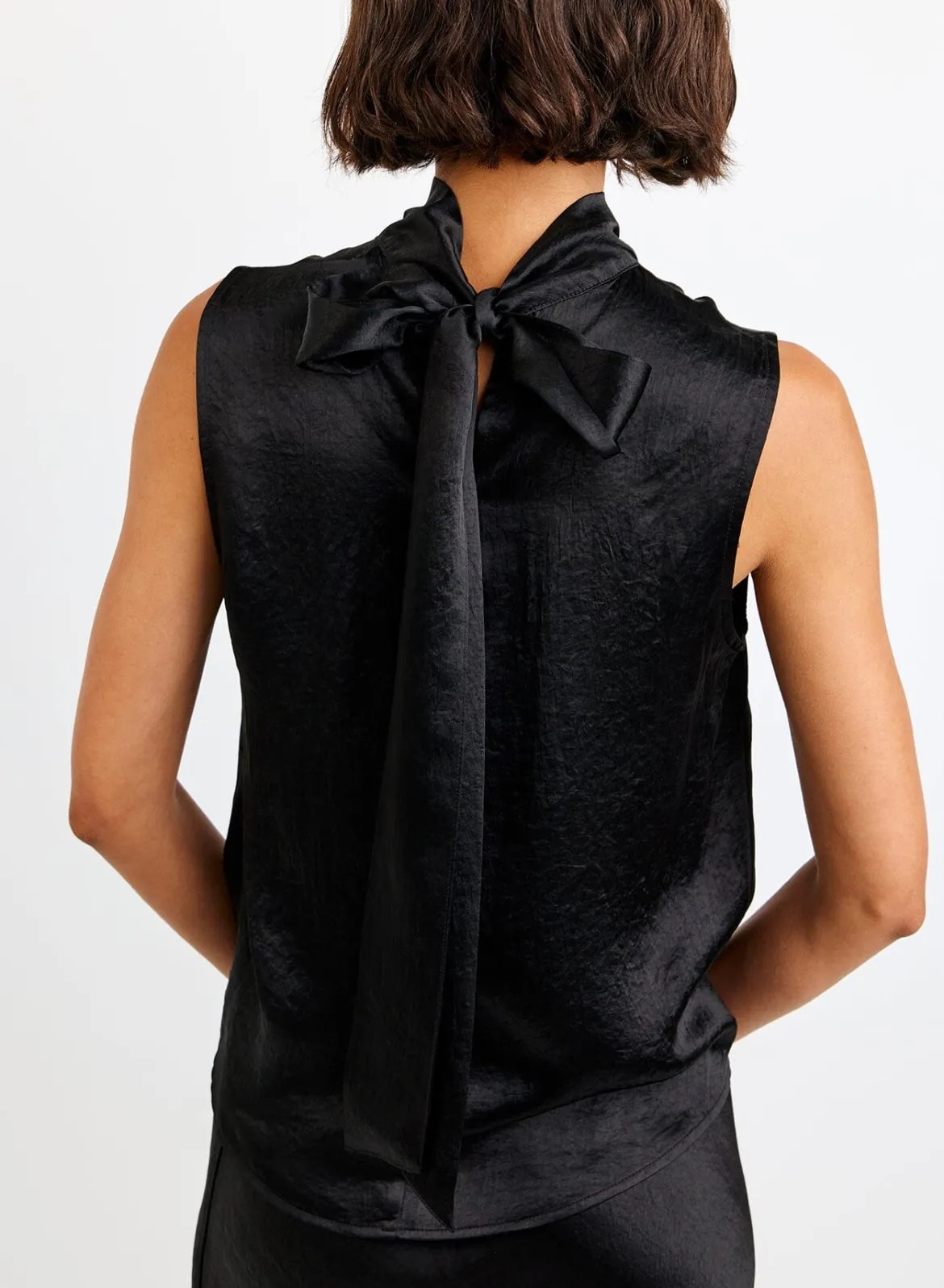 Scarf Neck Blouse