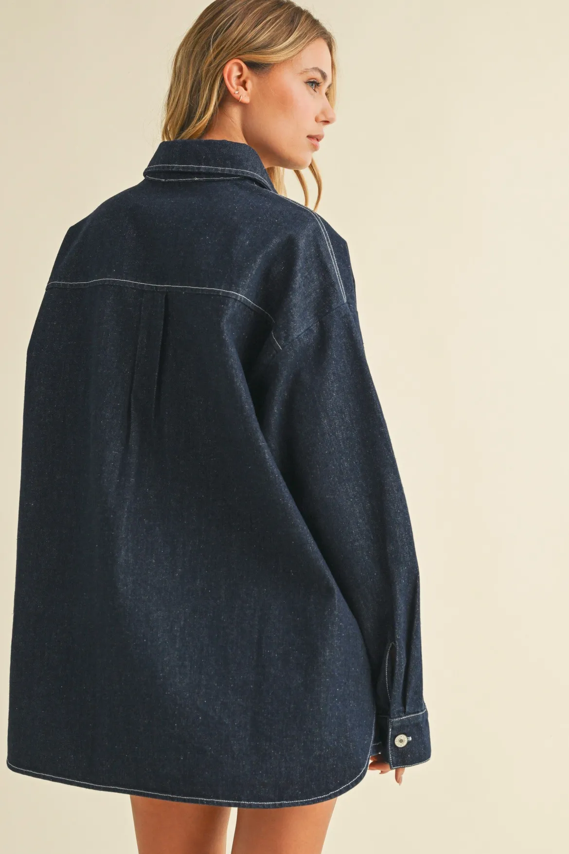 Scarlett Oversized Denim Shirt