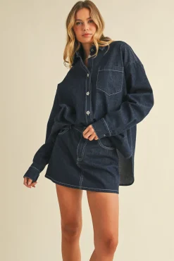 Scarlett Oversized Denim Shirt