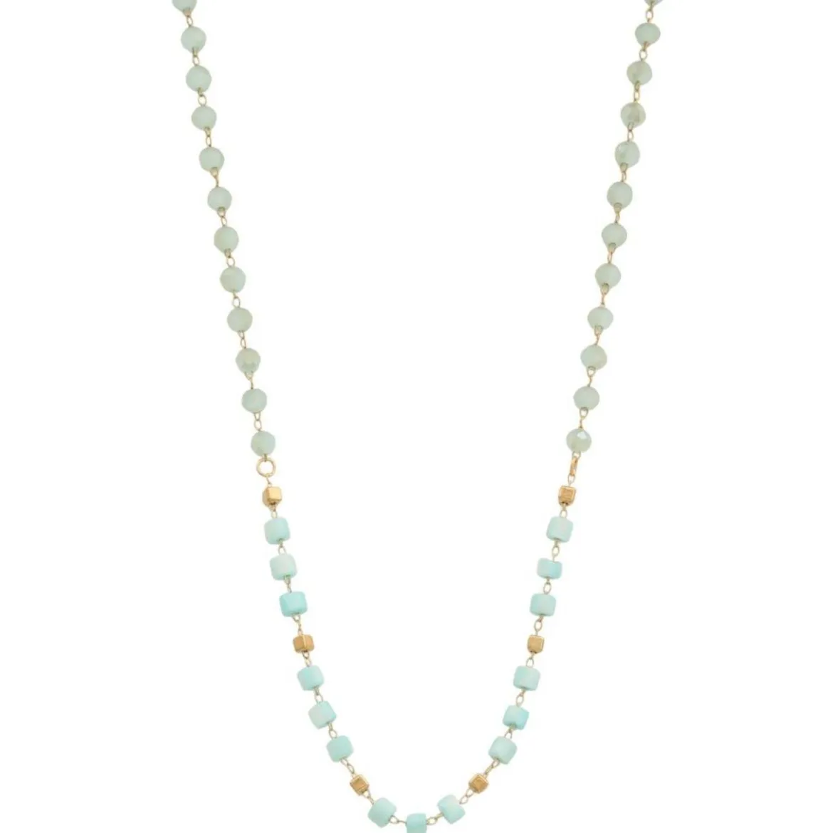 Teal Beaded Necklace