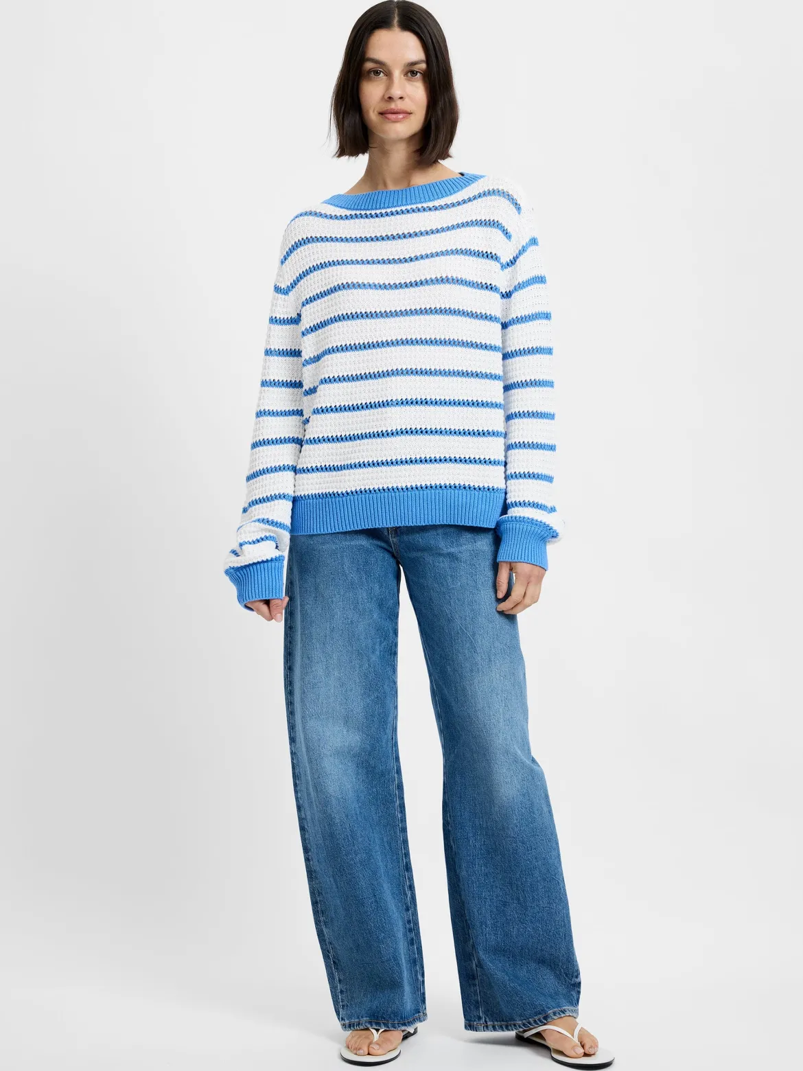 Teddy Stripe Pullover