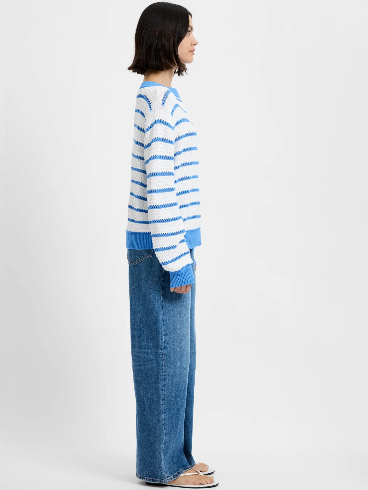 Teddy Stripe Pullover