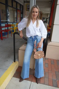 The Hustler Roller Sneak Jeans in I Confess