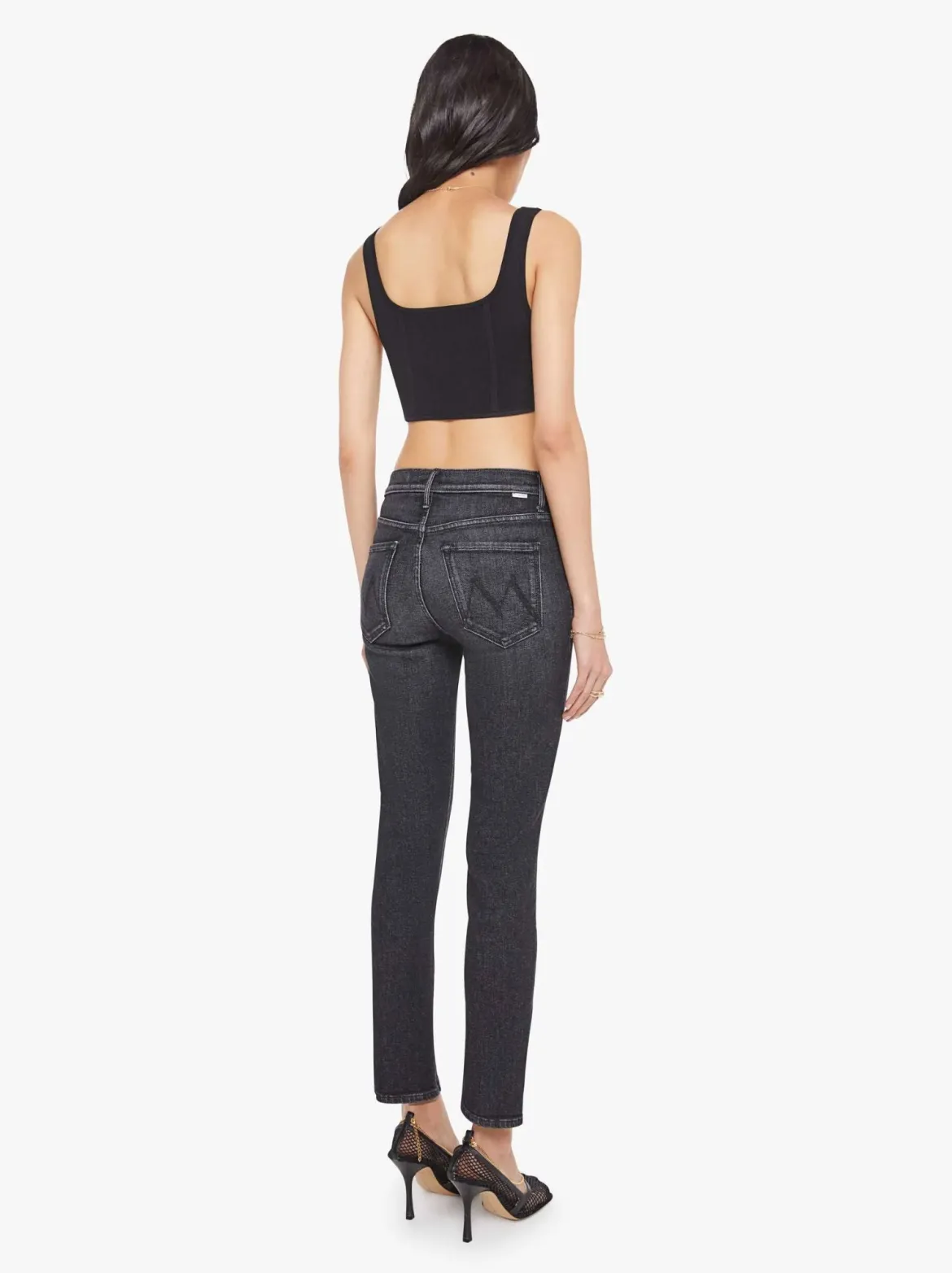 The Mid Rise Dazzler Flood Jeans in Keep it Sharp