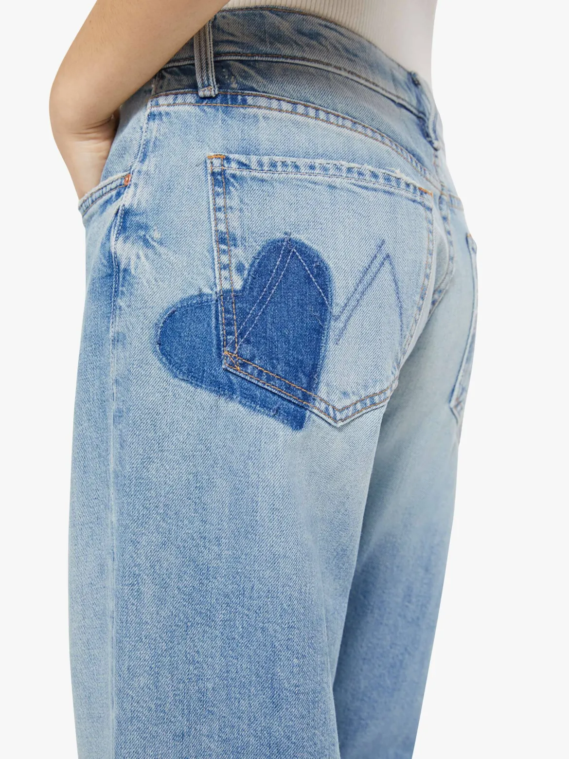 The Mid Rise Zip Rambler Skimp Jeans